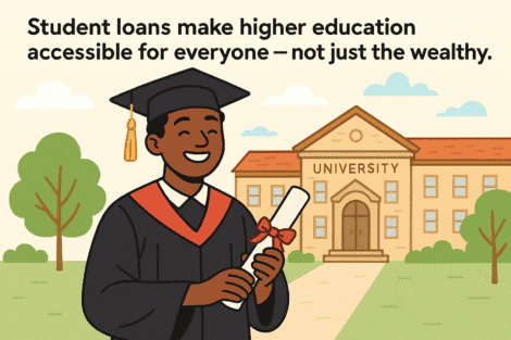 A university graduate holding their diploma with a proud smile.